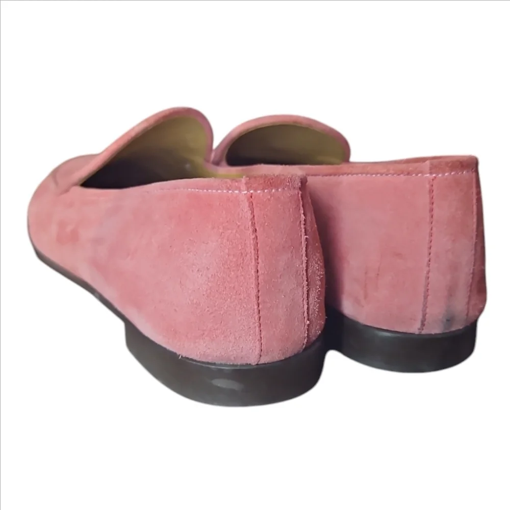 DEL TORO | Pink Suede Milano Loafers 39.5 / US 9.5